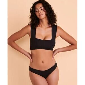 l*space black thick band Bikini‎ Top